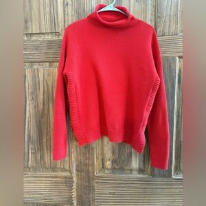 Red Women's Sweater Tahari Medium